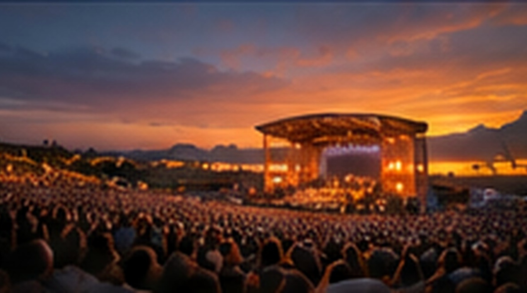 Crowd enjoying a concert and special event